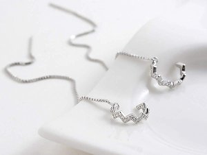 Boho Women Simple Geometric Circle Ear Stud Drop Dangle Earrings