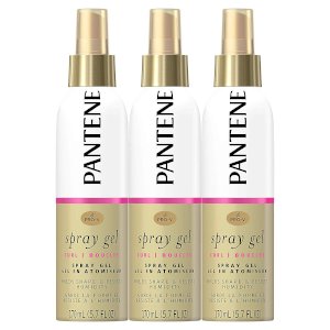 Pantene, Spray Gel, Pro-V Curl, Hold Shape & Resist Humidity, 5.7 Fl Oz, Triple Pack 