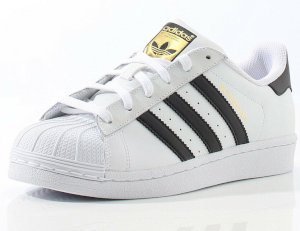 Adidas Mens Superstar FOUNDATION Trainers Womens Casual Shoes White Black